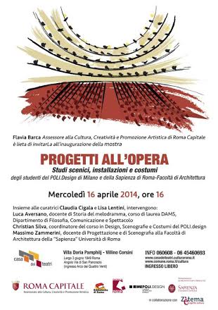 Progetti all'Opera